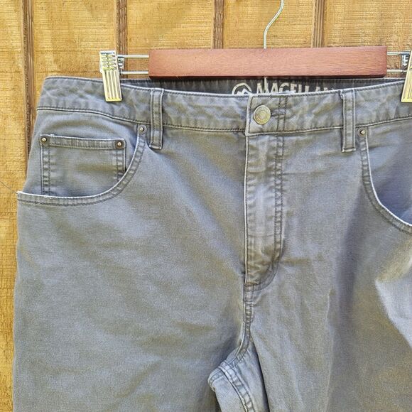 Magellan Outdoor Grey Gray Carpenter Pants Jeans Mens Size 36 X 30 - Picture 2 of 9
